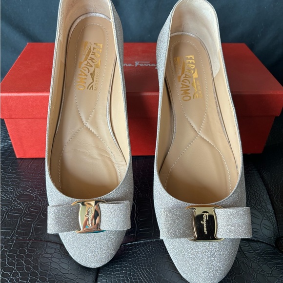 Ferragamo Varina glitter flats - Picture 7 of 7